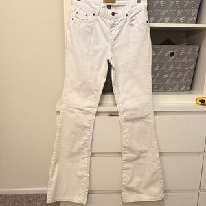 Women's White Flare Jeans